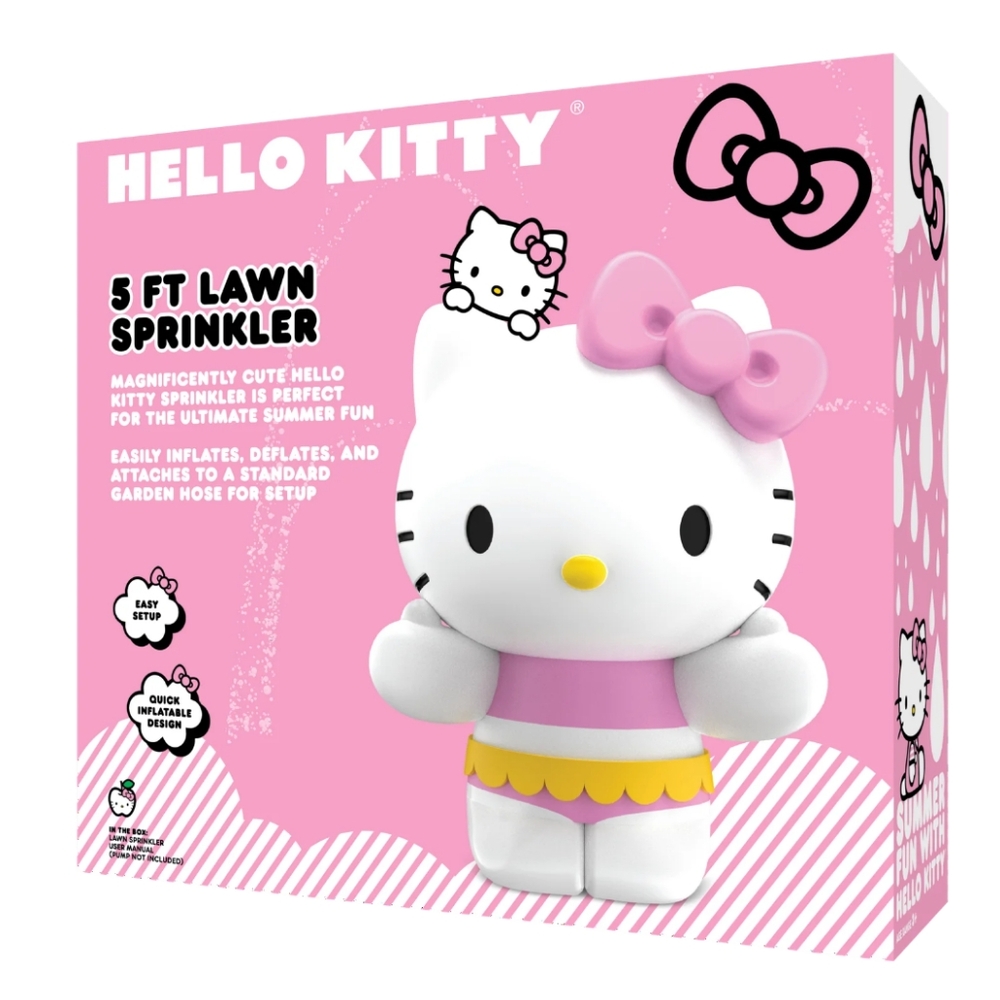 Hello Kitty 5 Foot Inflatable Lawn Sprinkler - Picture 4 of 6